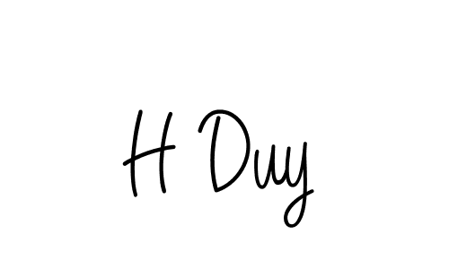 Also You can easily find your signature by using the search form. We will create H Duy name handwritten signature images for you free of cost using Angelique-Rose-font-FFP sign style. H Duy signature style 5 images and pictures png