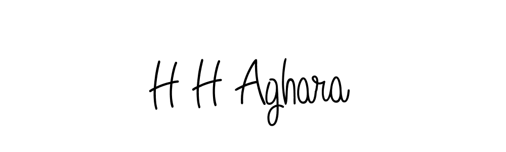 Angelique-Rose-font-FFP is a professional signature style that is perfect for those who want to add a touch of class to their signature. It is also a great choice for those who want to make their signature more unique. Get H H Aghara name to fancy signature for free. H H Aghara signature style 5 images and pictures png