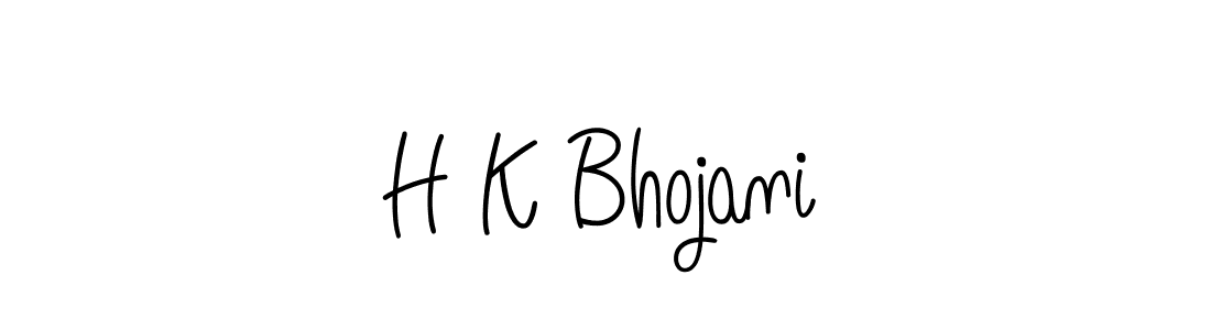 Here are the top 10 professional signature styles for the name H K Bhojani. These are the best autograph styles you can use for your name. H K Bhojani signature style 5 images and pictures png