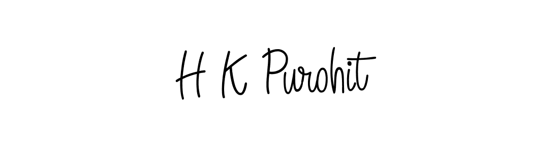 Also we have H K Purohit name is the best signature style. Create professional handwritten signature collection using Angelique-Rose-font-FFP autograph style. H K Purohit signature style 5 images and pictures png