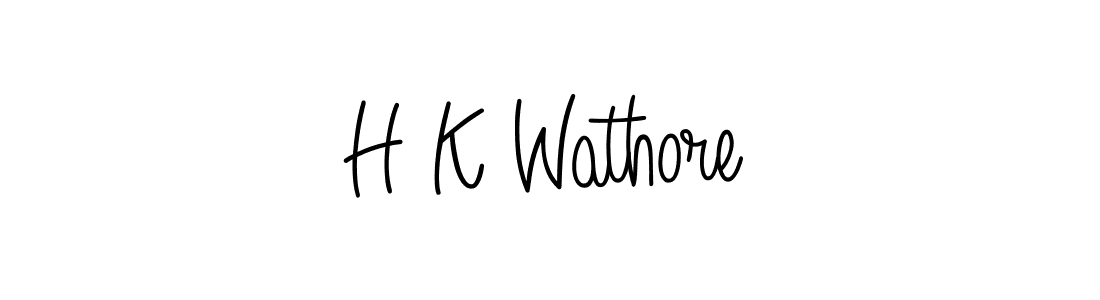 Check out images of Autograph of H K Wathore name. Actor H K Wathore Signature Style. Angelique-Rose-font-FFP is a professional sign style online. H K Wathore signature style 5 images and pictures png