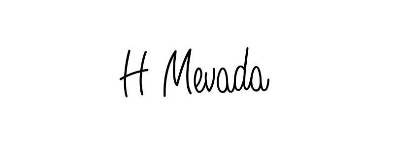 It looks lik you need a new signature style for name H Mevada. Design unique handwritten (Angelique-Rose-font-FFP) signature with our free signature maker in just a few clicks. H Mevada signature style 5 images and pictures png
