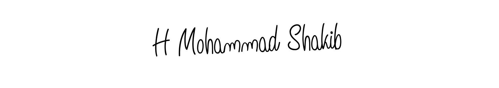 Create a beautiful signature design for name H Mohammad Shakib. With this signature (Angelique-Rose-font-FFP) fonts, you can make a handwritten signature for free. H Mohammad Shakib signature style 5 images and pictures png