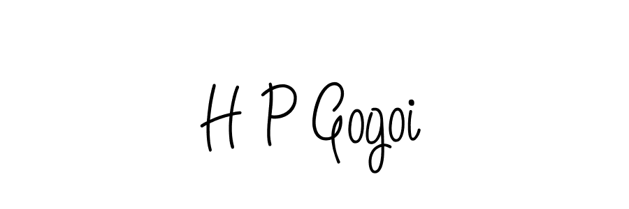 Here are the top 10 professional signature styles for the name H P Gogoi. These are the best autograph styles you can use for your name. H P Gogoi signature style 5 images and pictures png