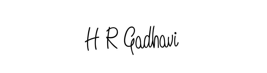 You can use this online signature creator to create a handwritten signature for the name H R Gadhavi. This is the best online autograph maker. H R Gadhavi signature style 5 images and pictures png