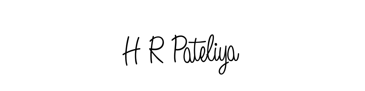 Best and Professional Signature Style for H R Pateliya. Angelique-Rose-font-FFP Best Signature Style Collection. H R Pateliya signature style 5 images and pictures png