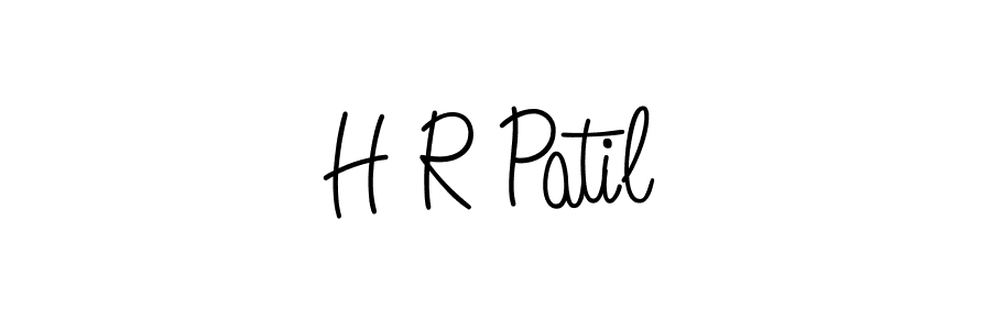 if you are searching for the best signature style for your name H R Patil. so please give up your signature search. here we have designed multiple signature styles  using Angelique-Rose-font-FFP. H R Patil signature style 5 images and pictures png