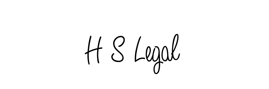 H S Legal stylish signature style. Best Handwritten Sign (Angelique-Rose-font-FFP) for my name. Handwritten Signature Collection Ideas for my name H S Legal. H S Legal signature style 5 images and pictures png