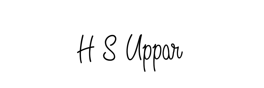 How to make H S Uppar signature? Angelique-Rose-font-FFP is a professional autograph style. Create handwritten signature for H S Uppar name. H S Uppar signature style 5 images and pictures png