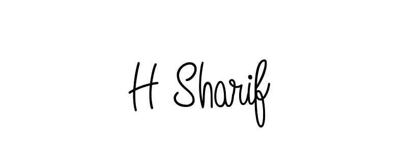 Once you've used our free online signature maker to create your best signature Angelique-Rose-font-FFP style, it's time to enjoy all of the benefits that H Sharif name signing documents. H Sharif signature style 5 images and pictures png