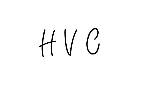 H V C stylish signature style. Best Handwritten Sign (Angelique-Rose-font-FFP) for my name. Handwritten Signature Collection Ideas for my name H V C. H V C signature style 5 images and pictures png