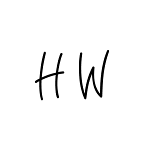 if you are searching for the best signature style for your name H W. so please give up your signature search. here we have designed multiple signature styles  using Angelique-Rose-font-FFP. H W signature style 5 images and pictures png