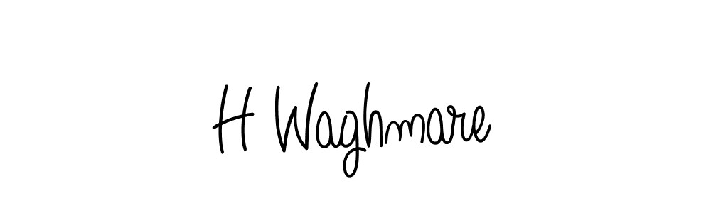 Check out images of Autograph of H Waghmare name. Actor H Waghmare Signature Style. Angelique-Rose-font-FFP is a professional sign style online. H Waghmare signature style 5 images and pictures png