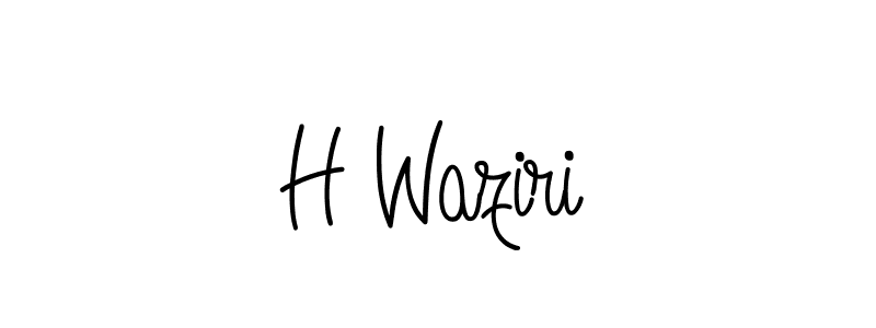 It looks lik you need a new signature style for name H Waziri. Design unique handwritten (Angelique-Rose-font-FFP) signature with our free signature maker in just a few clicks. H Waziri signature style 5 images and pictures png