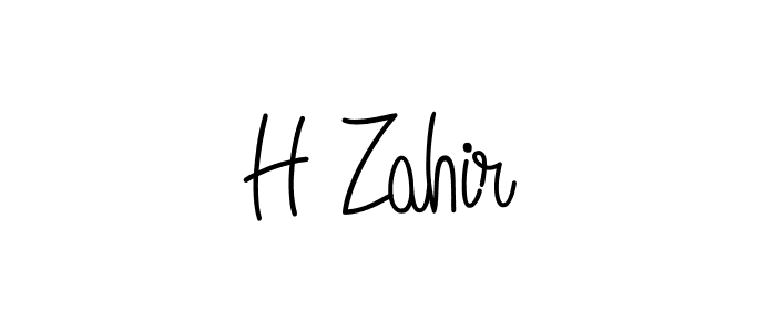 You can use this online signature creator to create a handwritten signature for the name H Zahir. This is the best online autograph maker. H Zahir signature style 5 images and pictures png