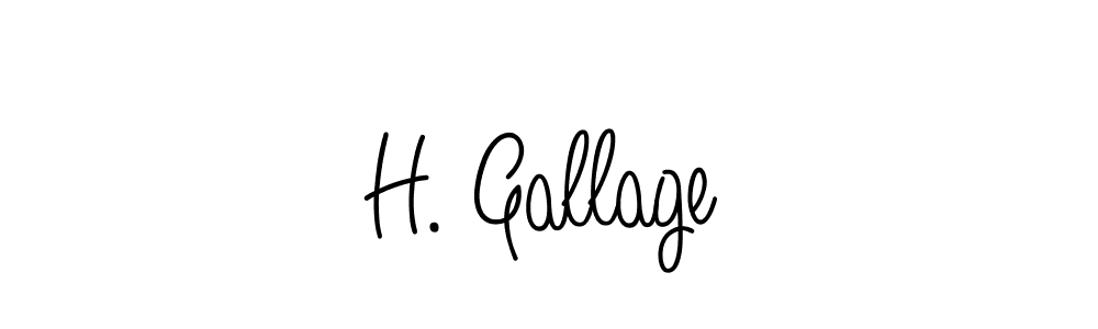 It looks lik you need a new signature style for name H. Gallage. Design unique handwritten (Angelique-Rose-font-FFP) signature with our free signature maker in just a few clicks. H. Gallage signature style 5 images and pictures png