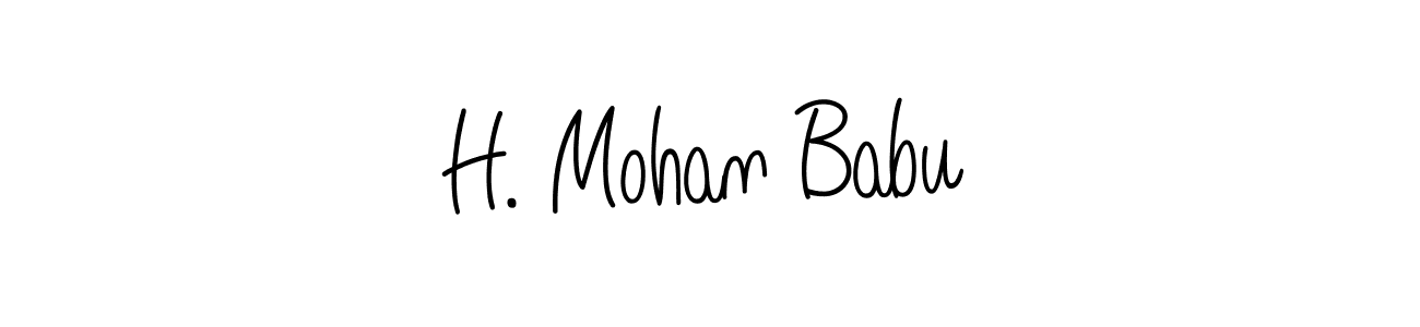 This is the best signature style for the H. Mohan Babu name. Also you like these signature font (Angelique-Rose-font-FFP). Mix name signature. H. Mohan Babu signature style 5 images and pictures png
