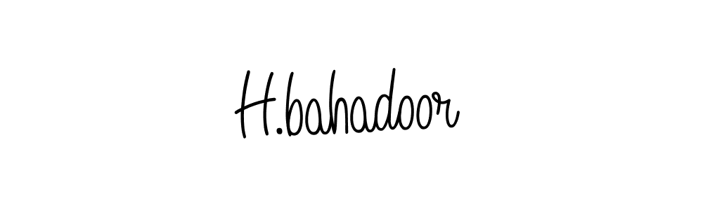 Here are the top 10 professional signature styles for the name H.bahadoor. These are the best autograph styles you can use for your name. H.bahadoor signature style 5 images and pictures png