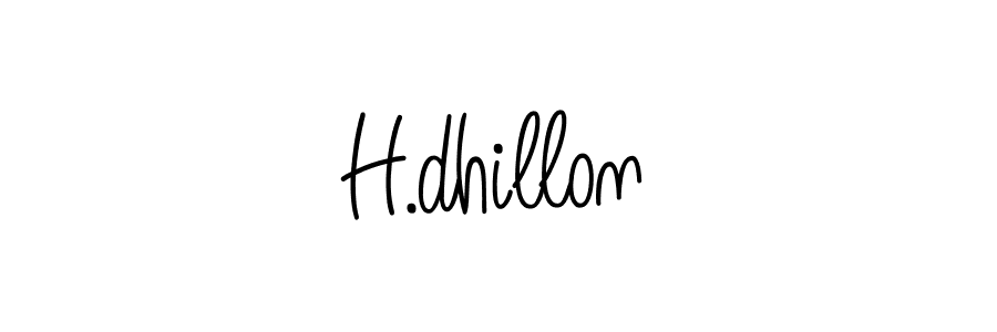 Once you've used our free online signature maker to create your best signature Angelique-Rose-font-FFP style, it's time to enjoy all of the benefits that H.dhillon name signing documents. H.dhillon signature style 5 images and pictures png