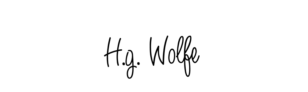 Also we have H.g. Wolfe name is the best signature style. Create professional handwritten signature collection using Angelique-Rose-font-FFP autograph style. H.g. Wolfe signature style 5 images and pictures png