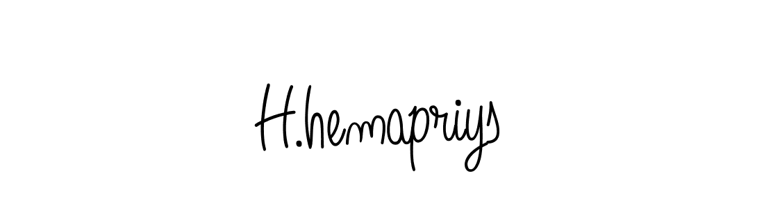 Make a beautiful signature design for name H.hemapriys. Use this online signature maker to create a handwritten signature for free. H.hemapriys signature style 5 images and pictures png