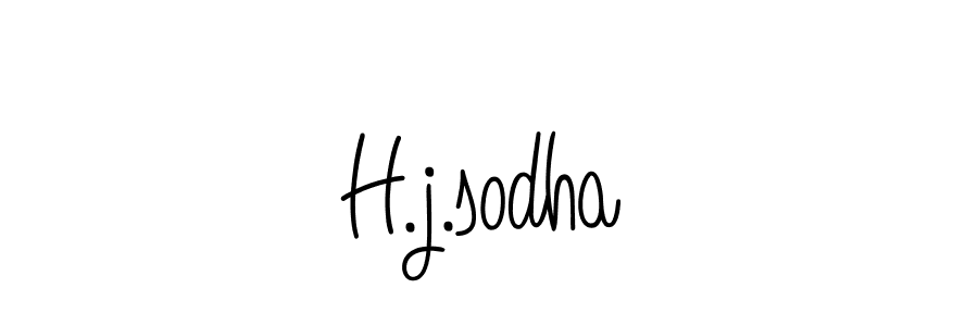 Best and Professional Signature Style for H.j.sodha. Angelique-Rose-font-FFP Best Signature Style Collection. H.j.sodha signature style 5 images and pictures png