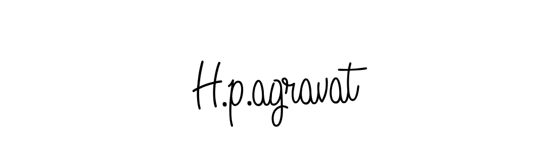Design your own signature with our free online signature maker. With this signature software, you can create a handwritten (Angelique-Rose-font-FFP) signature for name H.p.agravat. H.p.agravat signature style 5 images and pictures png
