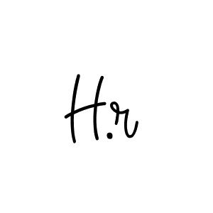 How to Draw H.r signature style? Angelique-Rose-font-FFP is a latest design signature styles for name H.r. H.r signature style 5 images and pictures png