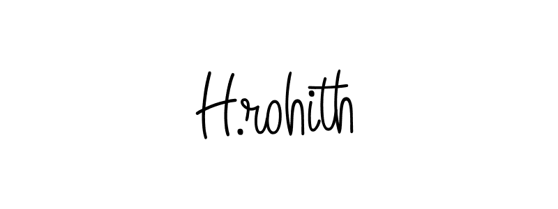 if you are searching for the best signature style for your name H.rohith. so please give up your signature search. here we have designed multiple signature styles  using Angelique-Rose-font-FFP. H.rohith signature style 5 images and pictures png