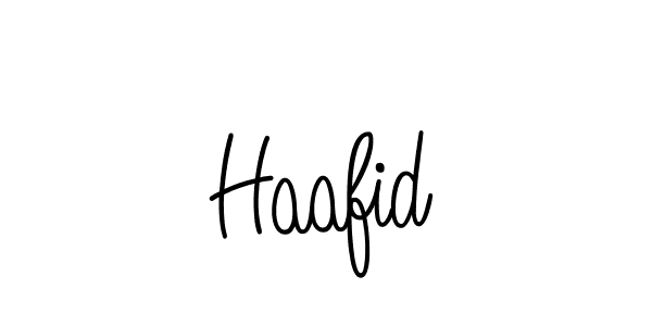 Make a beautiful signature design for name Haafid. With this signature (Angelique-Rose-font-FFP) style, you can create a handwritten signature for free. Haafid signature style 5 images and pictures png