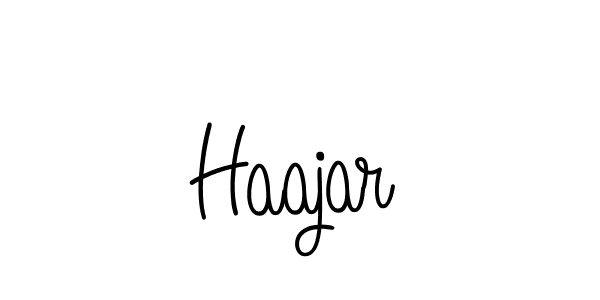 Create a beautiful signature design for name Haajar. With this signature (Angelique-Rose-font-FFP) fonts, you can make a handwritten signature for free. Haajar signature style 5 images and pictures png