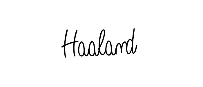 How to Draw Haaland signature style? Angelique-Rose-font-FFP is a latest design signature styles for name Haaland. Haaland signature style 5 images and pictures png