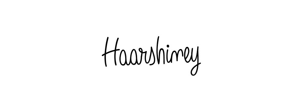 How to make Haarshiney signature? Angelique-Rose-font-FFP is a professional autograph style. Create handwritten signature for Haarshiney name. Haarshiney signature style 5 images and pictures png