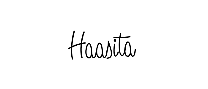 How to Draw Haasita signature style? Angelique-Rose-font-FFP is a latest design signature styles for name Haasita. Haasita signature style 5 images and pictures png