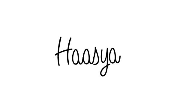 The best way (Angelique-Rose-font-FFP) to make a short signature is to pick only two or three words in your name. The name Haasya include a total of six letters. For converting this name. Haasya signature style 5 images and pictures png