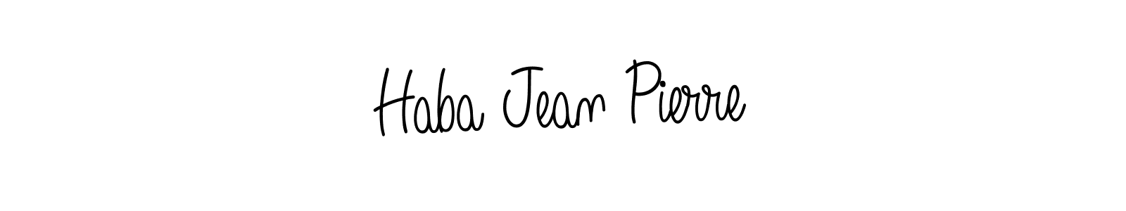 It looks lik you need a new signature style for name Haba Jean Pierre. Design unique handwritten (Angelique-Rose-font-FFP) signature with our free signature maker in just a few clicks. Haba Jean Pierre signature style 5 images and pictures png