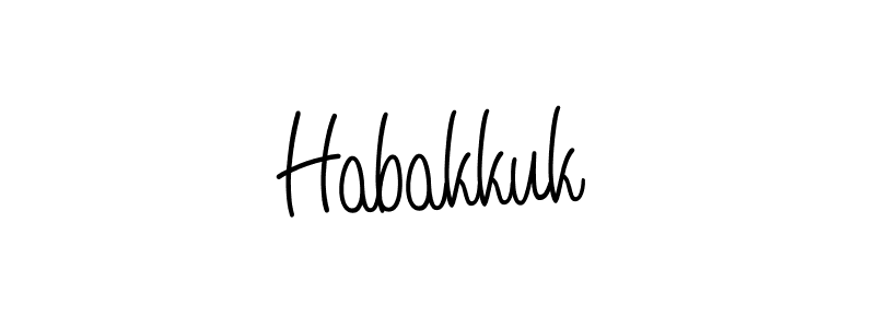 Use a signature maker to create a handwritten signature online. With this signature software, you can design (Angelique-Rose-font-FFP) your own signature for name Habakkuk. Habakkuk signature style 5 images and pictures png