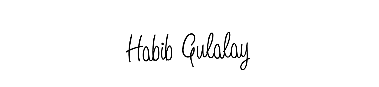 Also we have Habib Gulalay name is the best signature style. Create professional handwritten signature collection using Angelique-Rose-font-FFP autograph style. Habib Gulalay signature style 5 images and pictures png