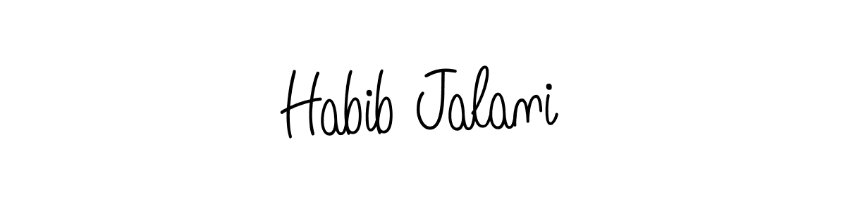 How to make Habib Jalani signature? Angelique-Rose-font-FFP is a professional autograph style. Create handwritten signature for Habib Jalani name. Habib Jalani signature style 5 images and pictures png