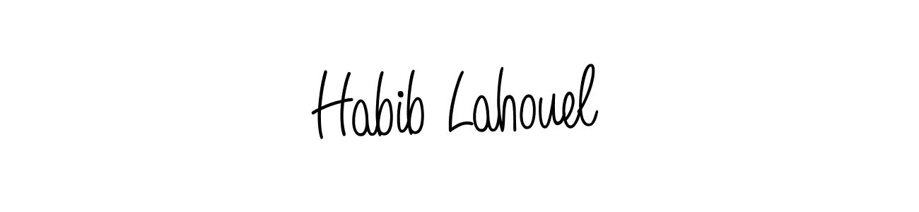 Create a beautiful signature design for name Habib Lahouel. With this signature (Angelique-Rose-font-FFP) fonts, you can make a handwritten signature for free. Habib Lahouel signature style 5 images and pictures png
