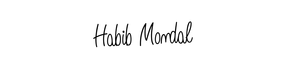 Once you've used our free online signature maker to create your best signature Angelique-Rose-font-FFP style, it's time to enjoy all of the benefits that Habib Mondal name signing documents. Habib Mondal signature style 5 images and pictures png