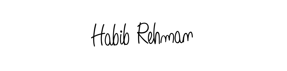 Create a beautiful signature design for name Habib Rehman. With this signature (Angelique-Rose-font-FFP) fonts, you can make a handwritten signature for free. Habib Rehman signature style 5 images and pictures png