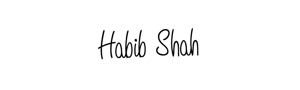You can use this online signature creator to create a handwritten signature for the name Habib Shah. This is the best online autograph maker. Habib Shah signature style 5 images and pictures png