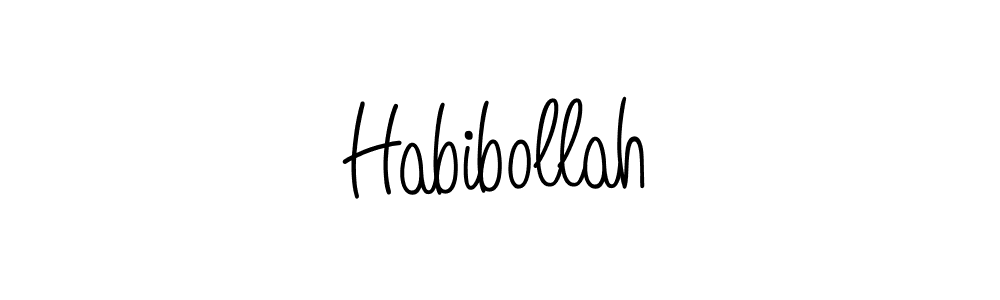 Once you've used our free online signature maker to create your best signature Angelique-Rose-font-FFP style, it's time to enjoy all of the benefits that Habibollah name signing documents. Habibollah signature style 5 images and pictures png