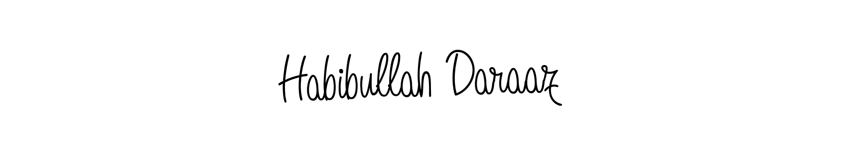 Make a short Habibullah Daraaz signature style. Manage your documents anywhere anytime using Angelique-Rose-font-FFP. Create and add eSignatures, submit forms, share and send files easily. Habibullah Daraaz signature style 5 images and pictures png