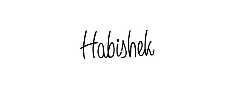 if you are searching for the best signature style for your name Habishek. so please give up your signature search. here we have designed multiple signature styles  using Angelique-Rose-font-FFP. Habishek signature style 5 images and pictures png