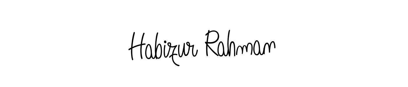 How to make Habizur Rahman signature? Angelique-Rose-font-FFP is a professional autograph style. Create handwritten signature for Habizur Rahman name. Habizur Rahman signature style 5 images and pictures png