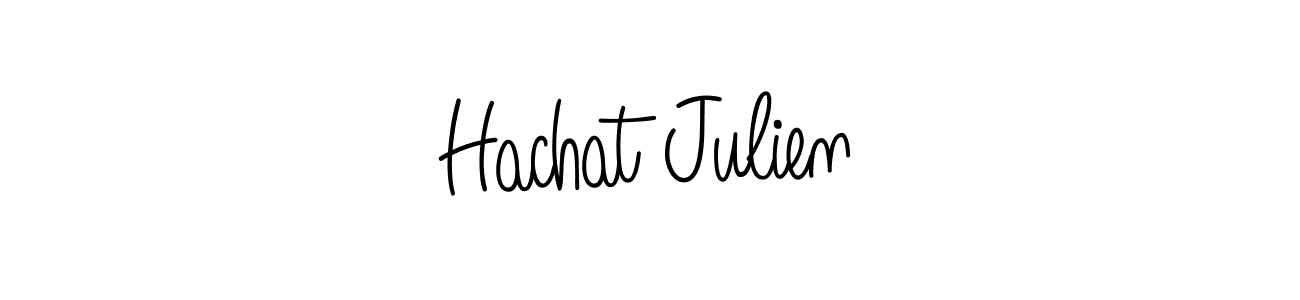 This is the best signature style for the Hachat Julien name. Also you like these signature font (Angelique-Rose-font-FFP). Mix name signature. Hachat Julien signature style 5 images and pictures png