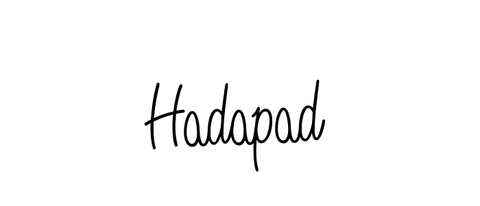 You can use this online signature creator to create a handwritten signature for the name Hadapad. This is the best online autograph maker. Hadapad signature style 5 images and pictures png