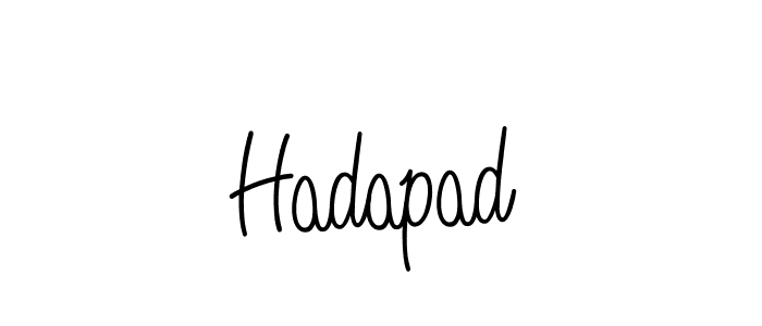 Design your own signature with our free online signature maker. With this signature software, you can create a handwritten (Angelique-Rose-font-FFP) signature for name Hadapad. Hadapad signature style 5 images and pictures png